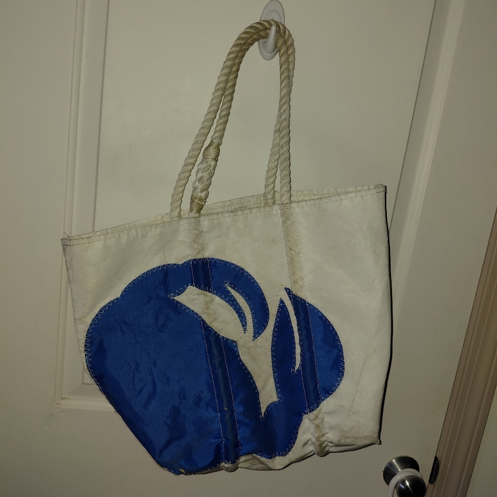 Seabag With Blue Crab On Front From Portland Maine